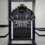 AC Milan X Pleasure 24-25 Fan Jersey Black