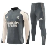 Real Madrid Grey Training Suit 24-25
