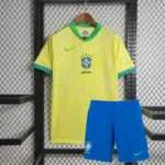 Brazil Home Copa America 2024 Kit Fan Version