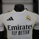 Real Madrid 25/26 Home Jersey – Player Version